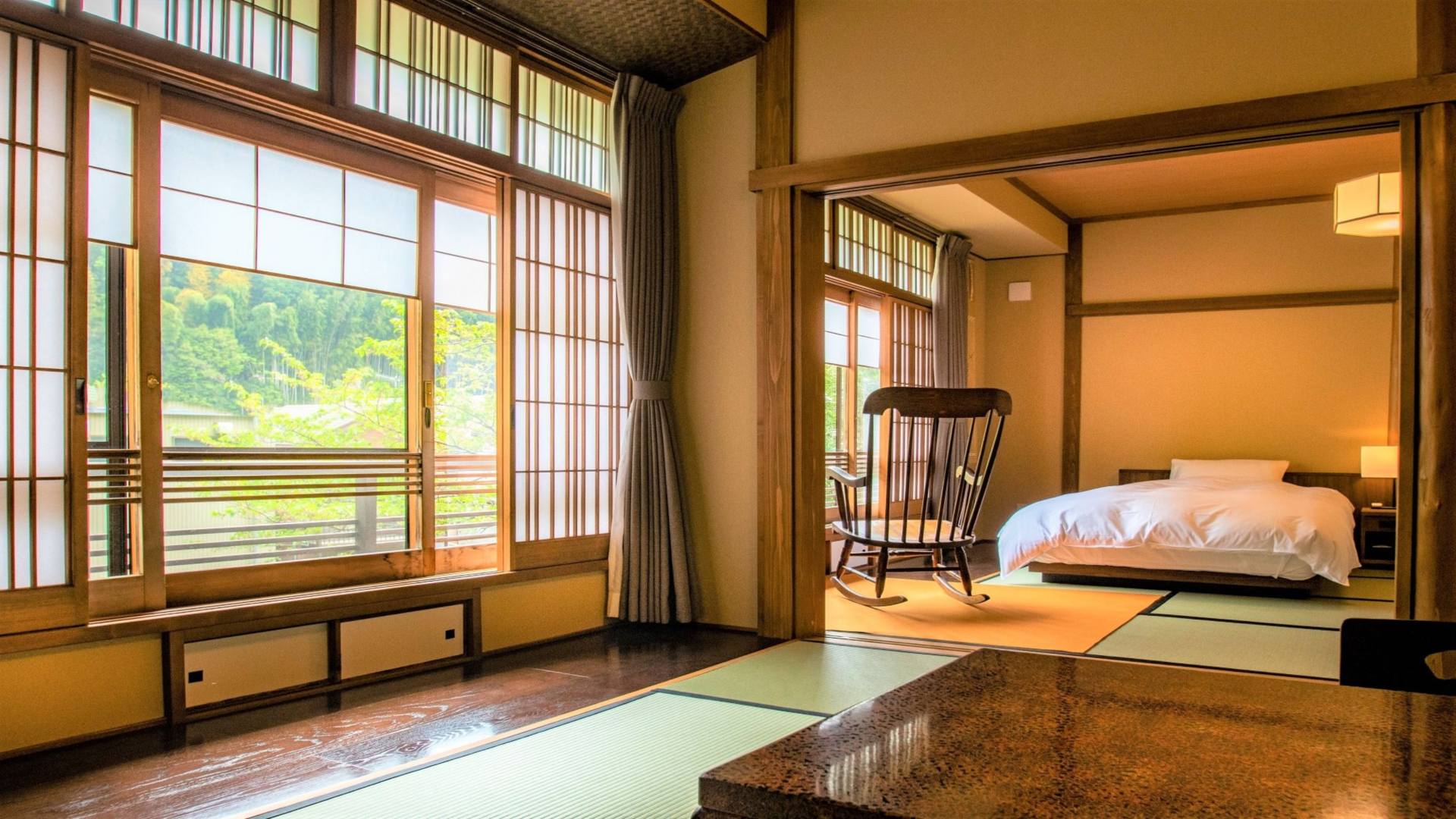 離れ洛味荘 源泉かけ流し温泉檜風呂付き