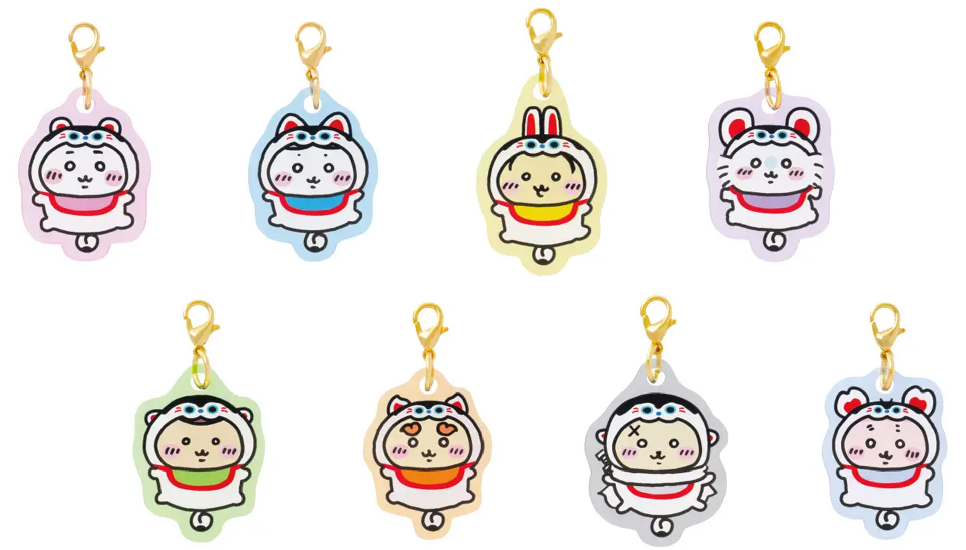 トレーディング犬張り子になっちゃったアクリルチャーム 全8種（各440円）