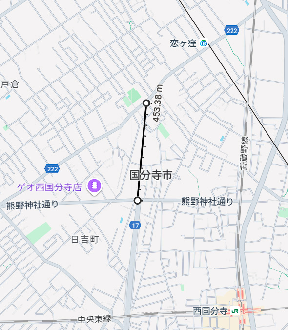 Googleマップで見た様子