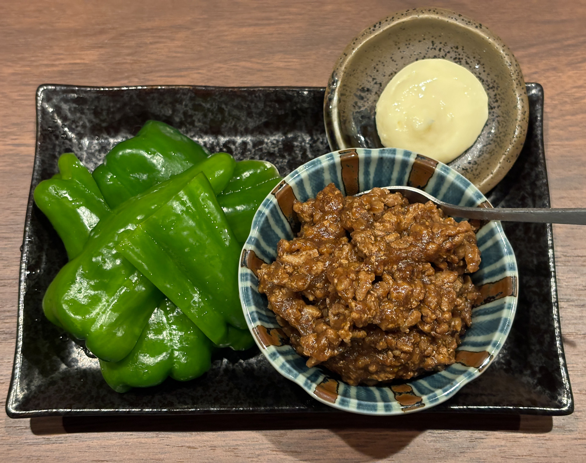 肉味噌生ピーマン