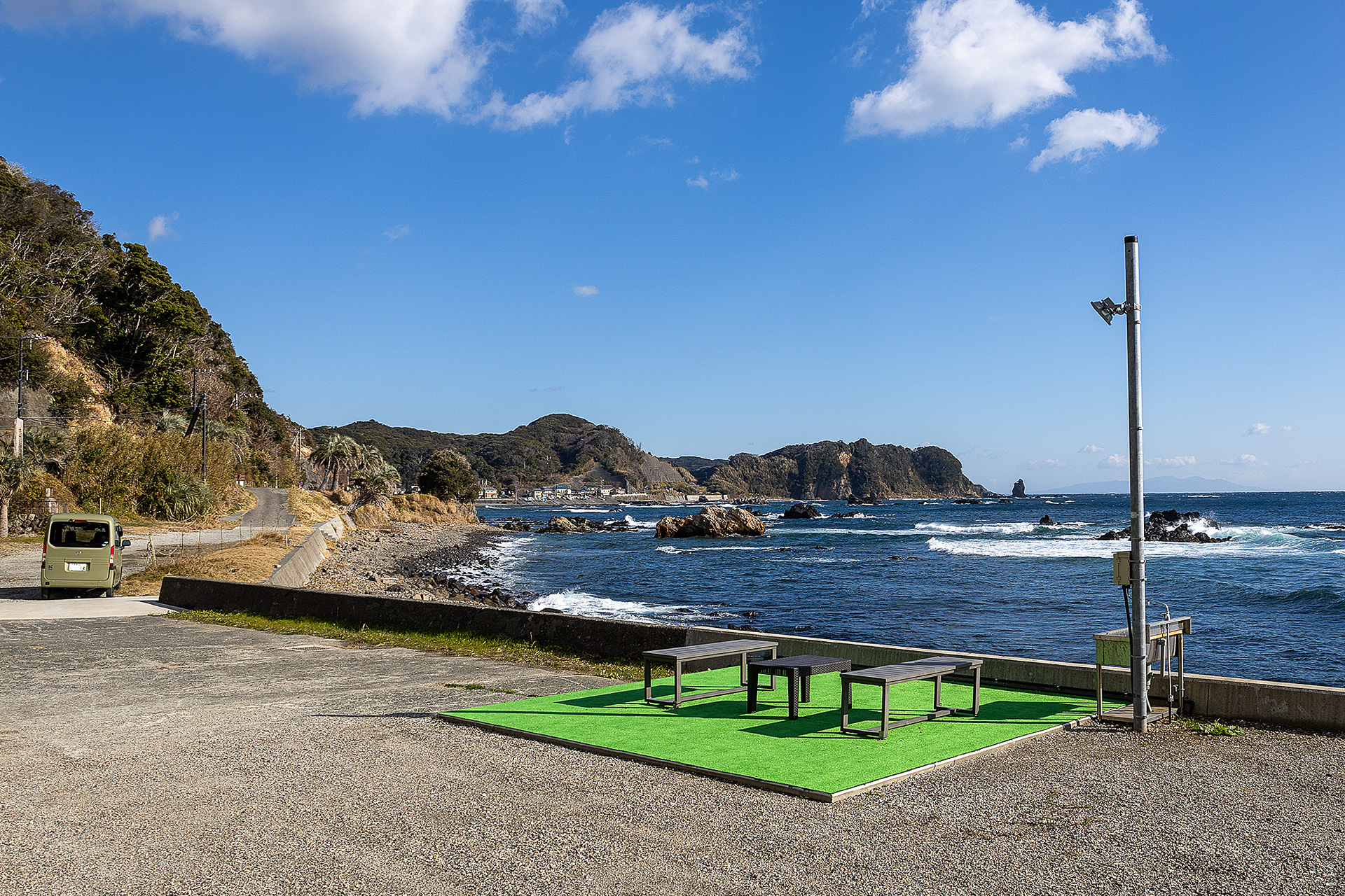 こちらはサイト1。入口側になる