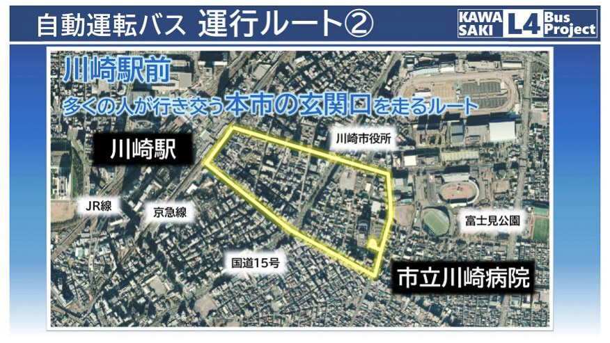 川崎病院線（川崎駅～市立川崎病院）