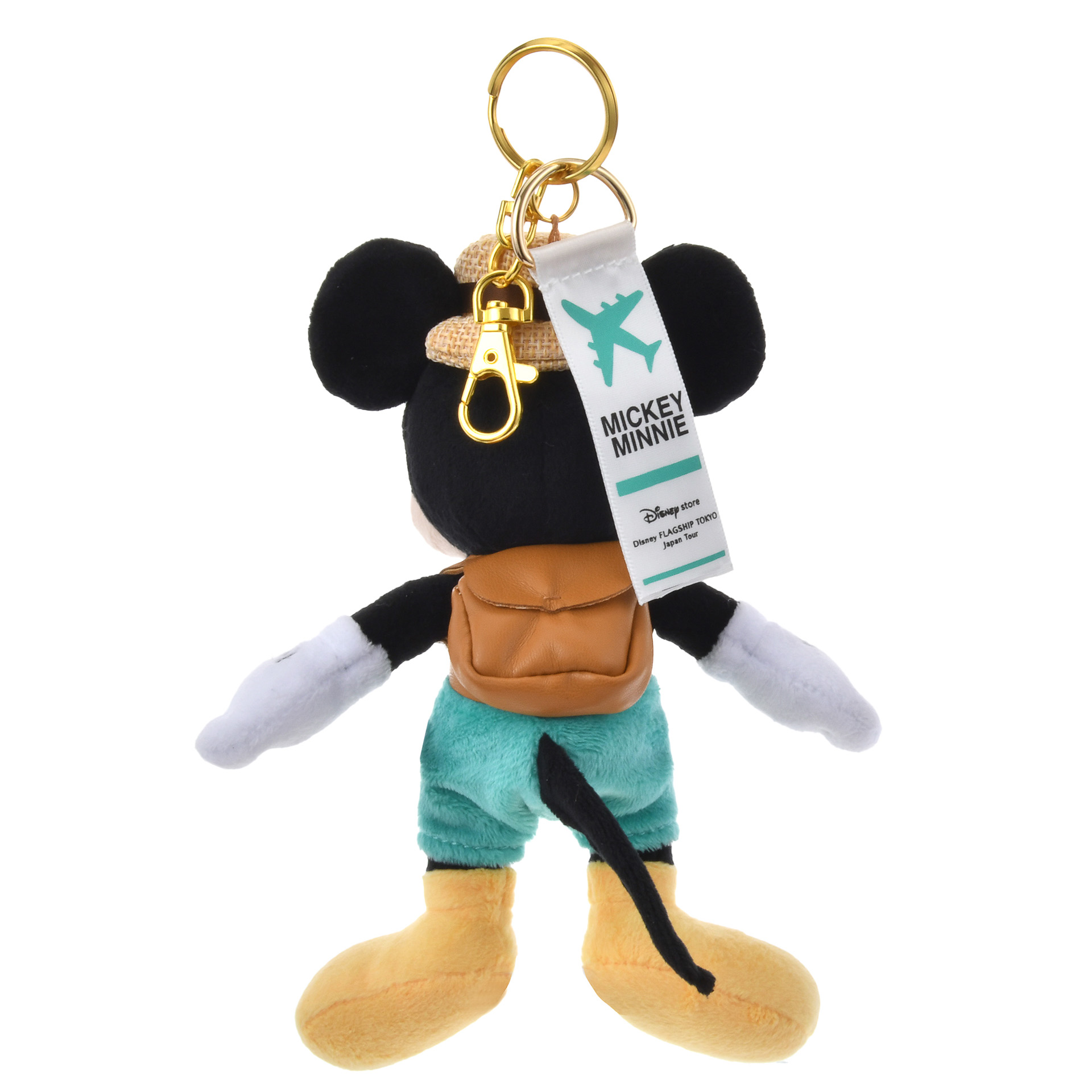 「ぬいぐるみキーホルダー＜ミッキーマウス/ミニーマウス＞」（各2600円）