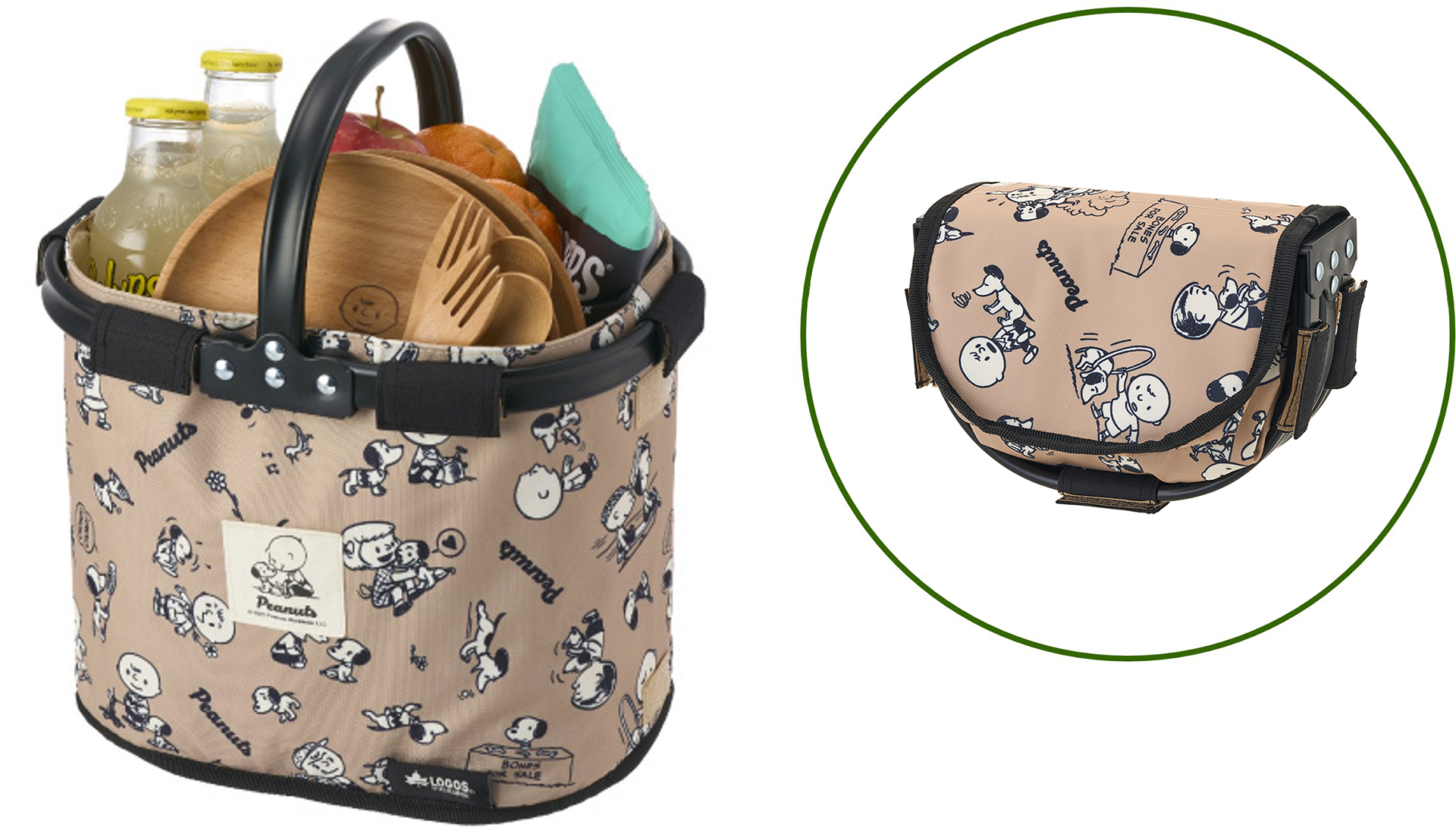 「SNOOPY（PEANUTS 75years）ミニセミルナバスケット」