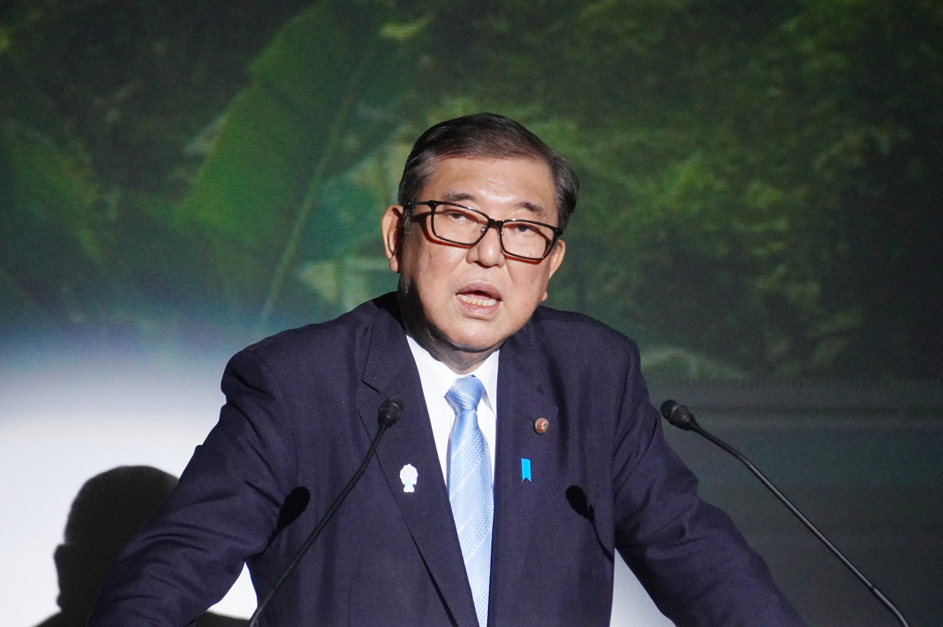 第103代 内閣総理大臣 石破茂氏が祝辞を述べ、沖縄の旅から「もう一度かつての日本の賑わいを取り戻したい」と期待感