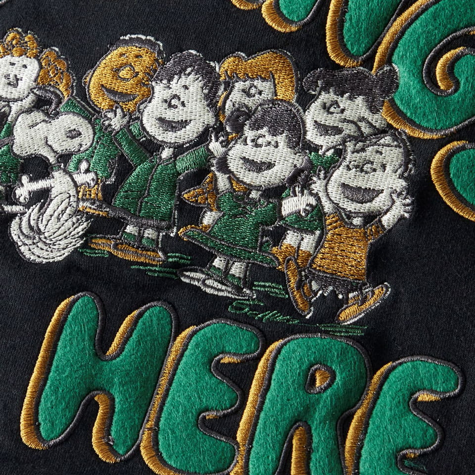 PEANUTS75周年】 刺繍デザインのスタジャン 「スヌーピー」 【楽天市場