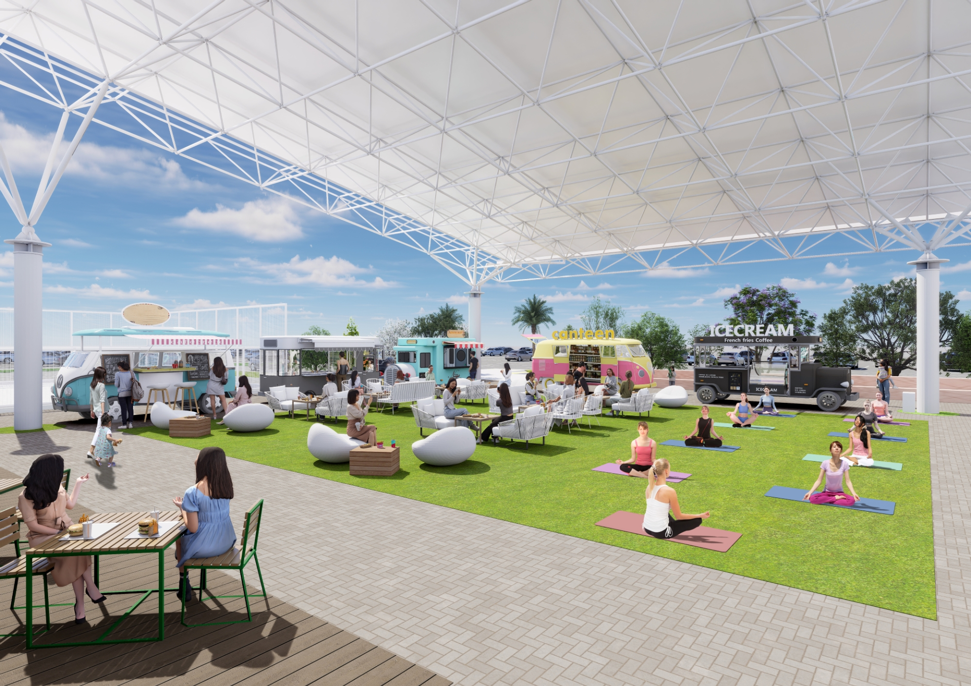 大屋根広場「ルーフテラス」