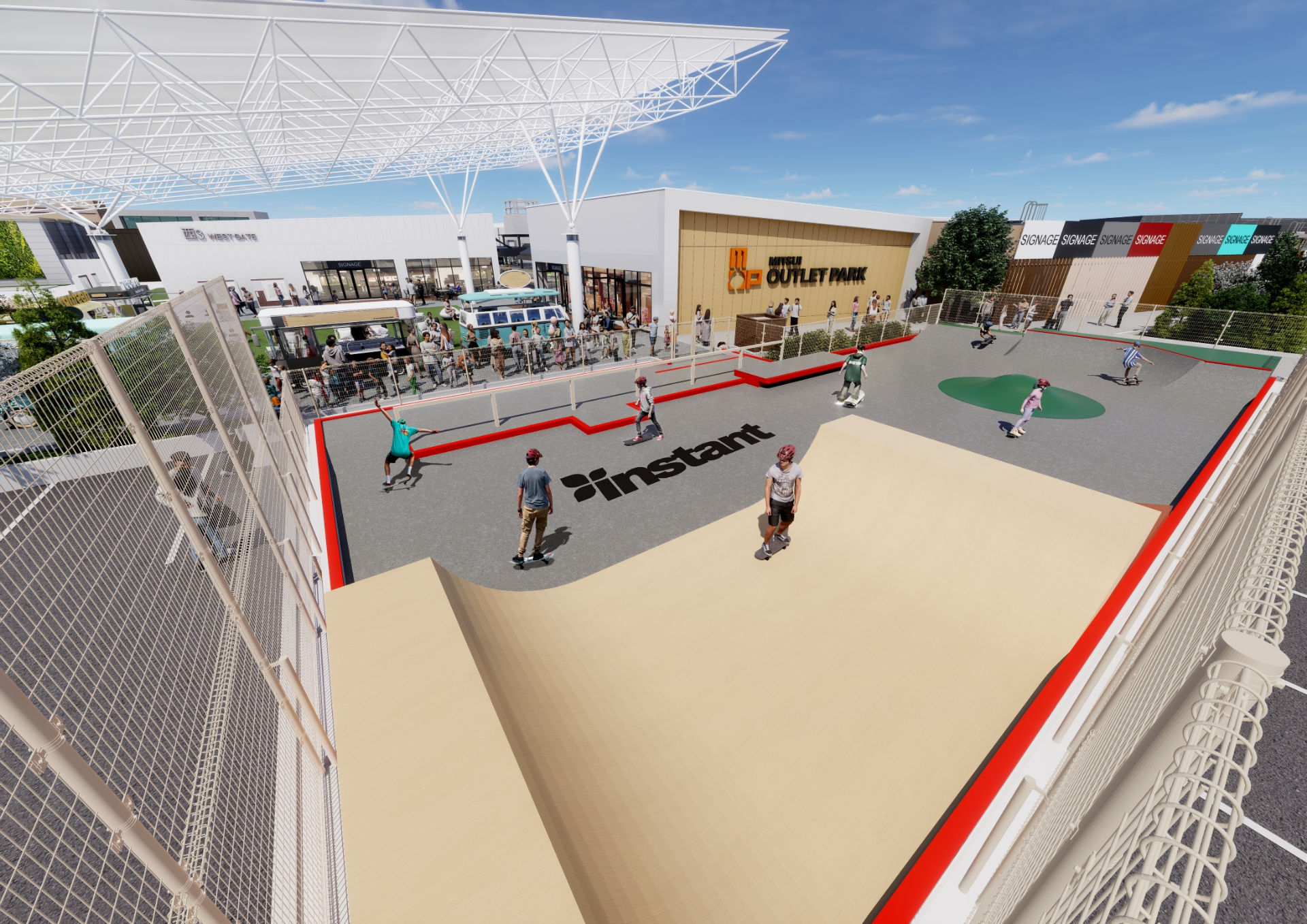 スケートボードパーク