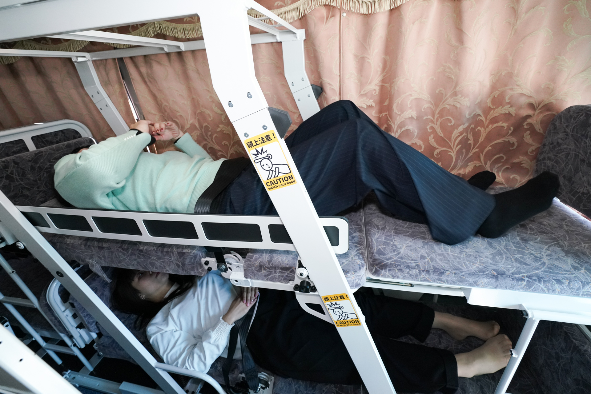 ベルトをしたまま寝返りは問題なくできる