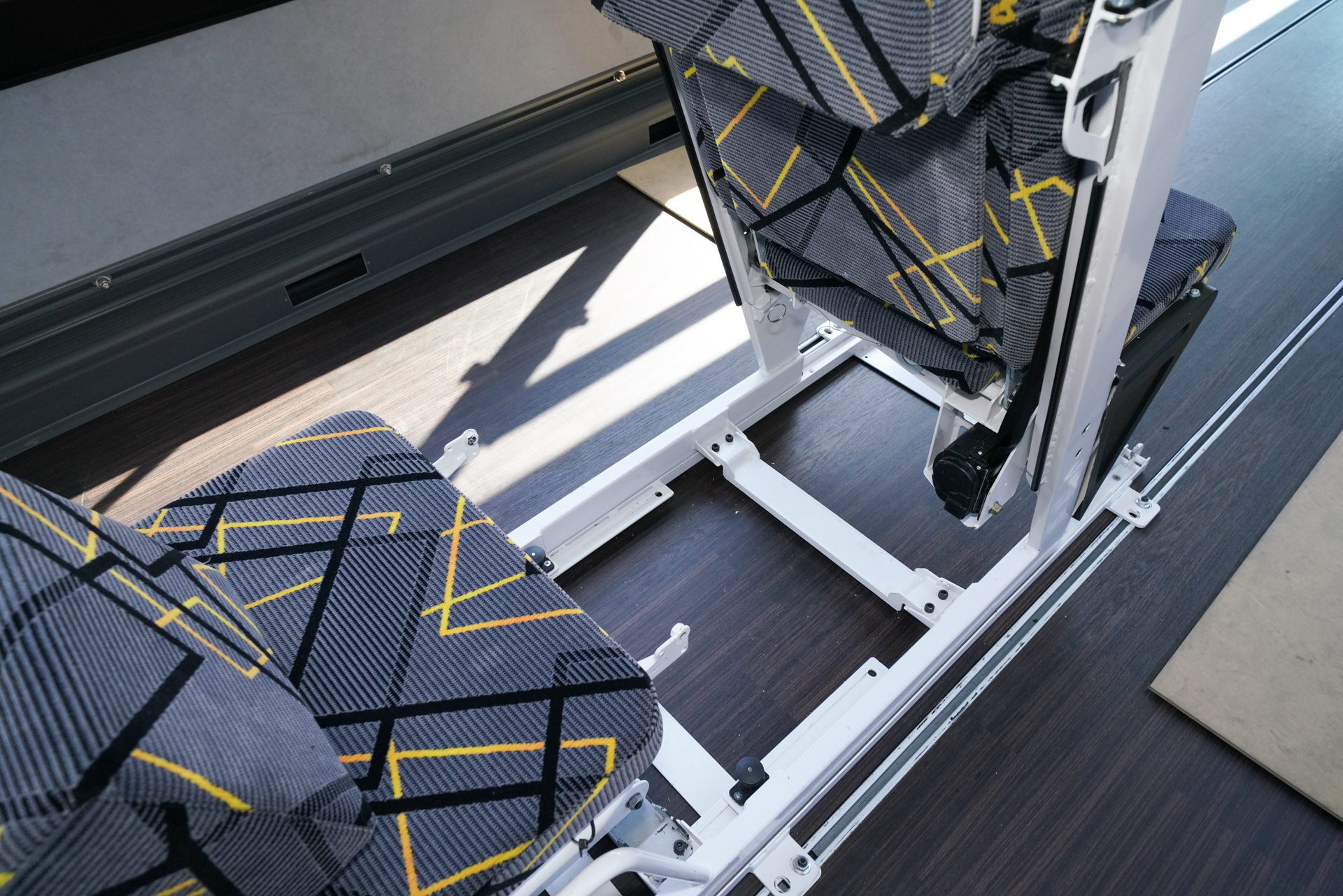 前後の間隔は十分ある