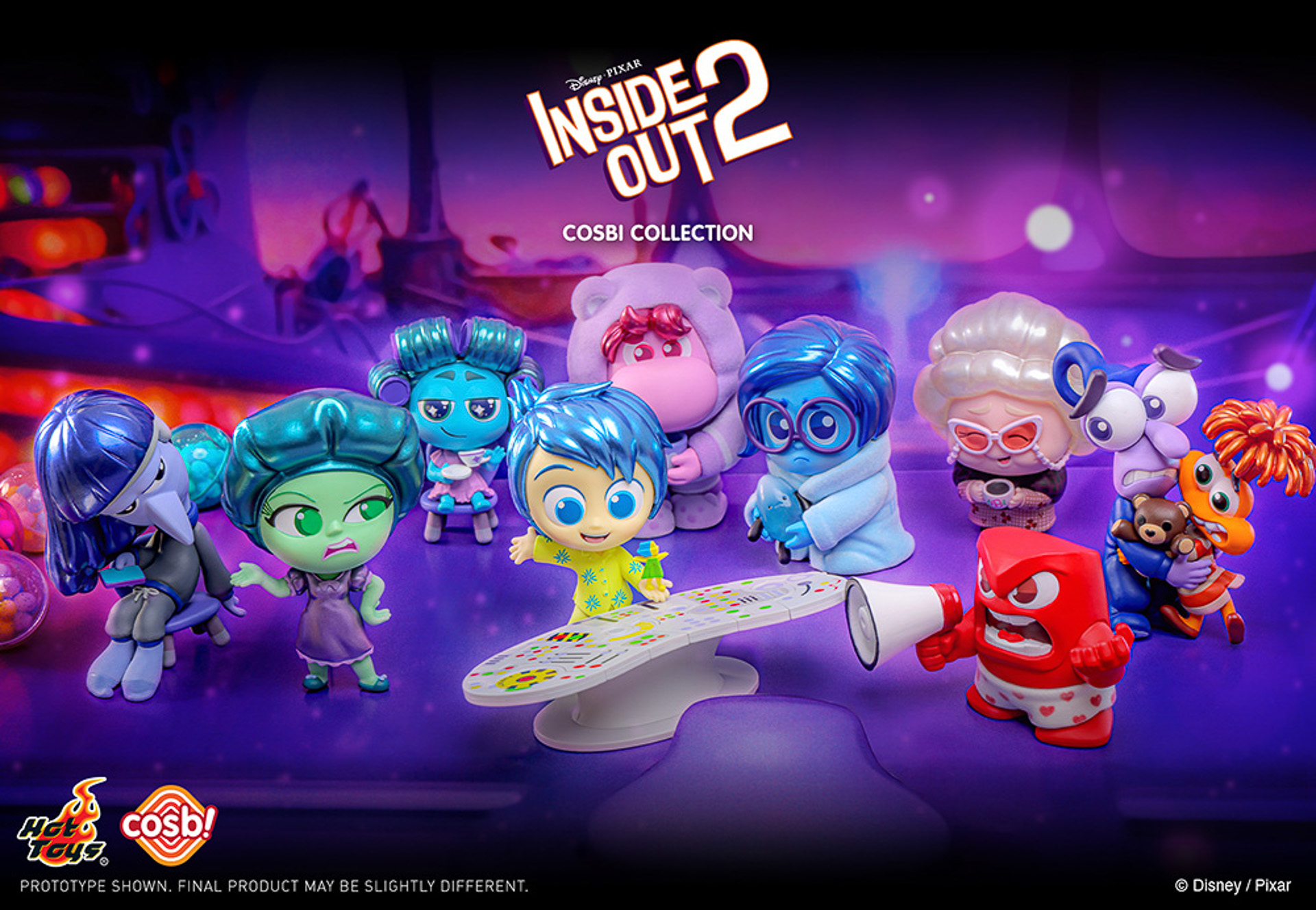 デフォルメフィギュア「コスビ」から「インサイド・ヘッド2」と「アナと雪の女王」シリーズ2が発売