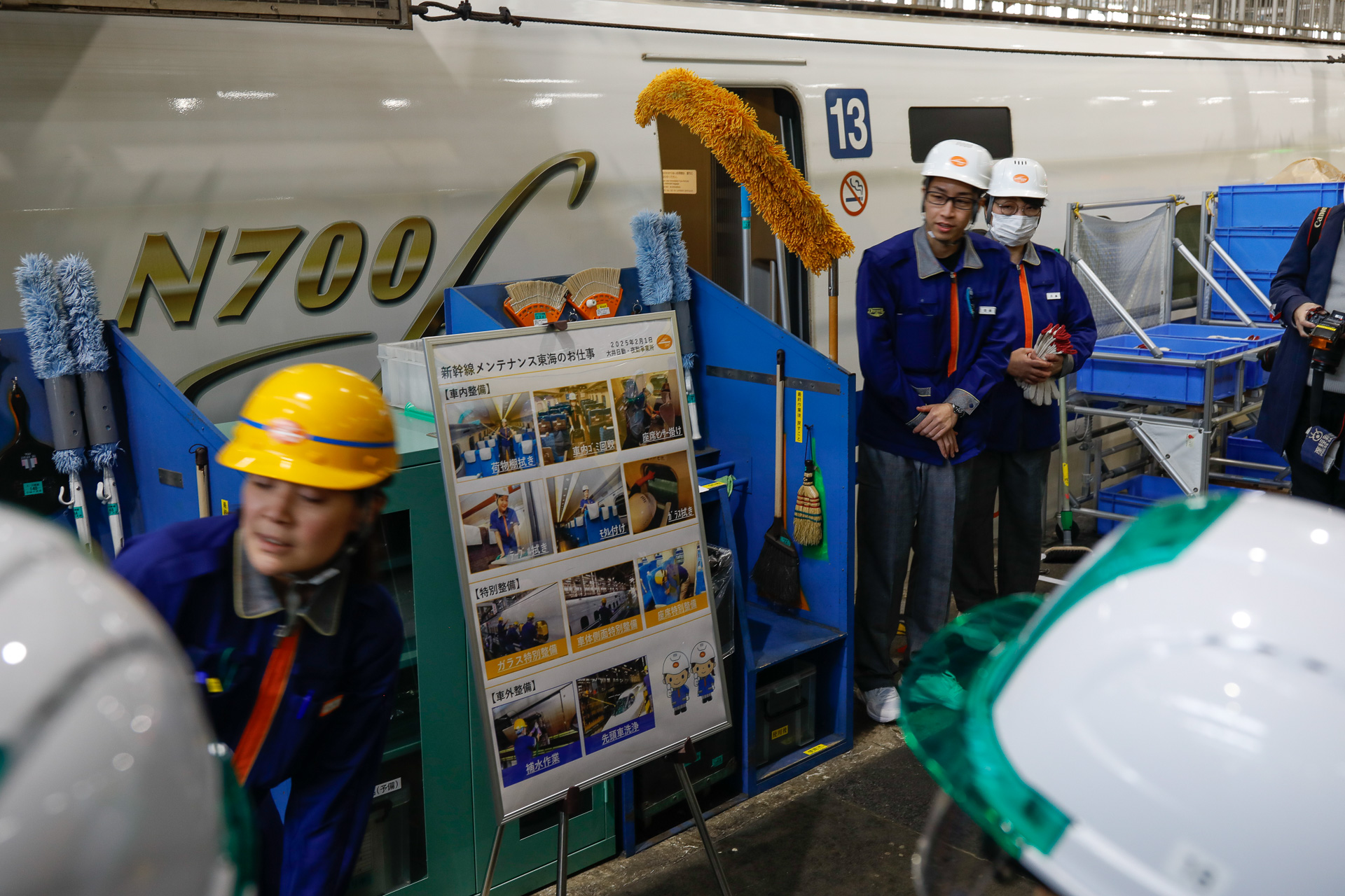 今回のイベントのために、仕事の内容を説明するパネルが用意されていた