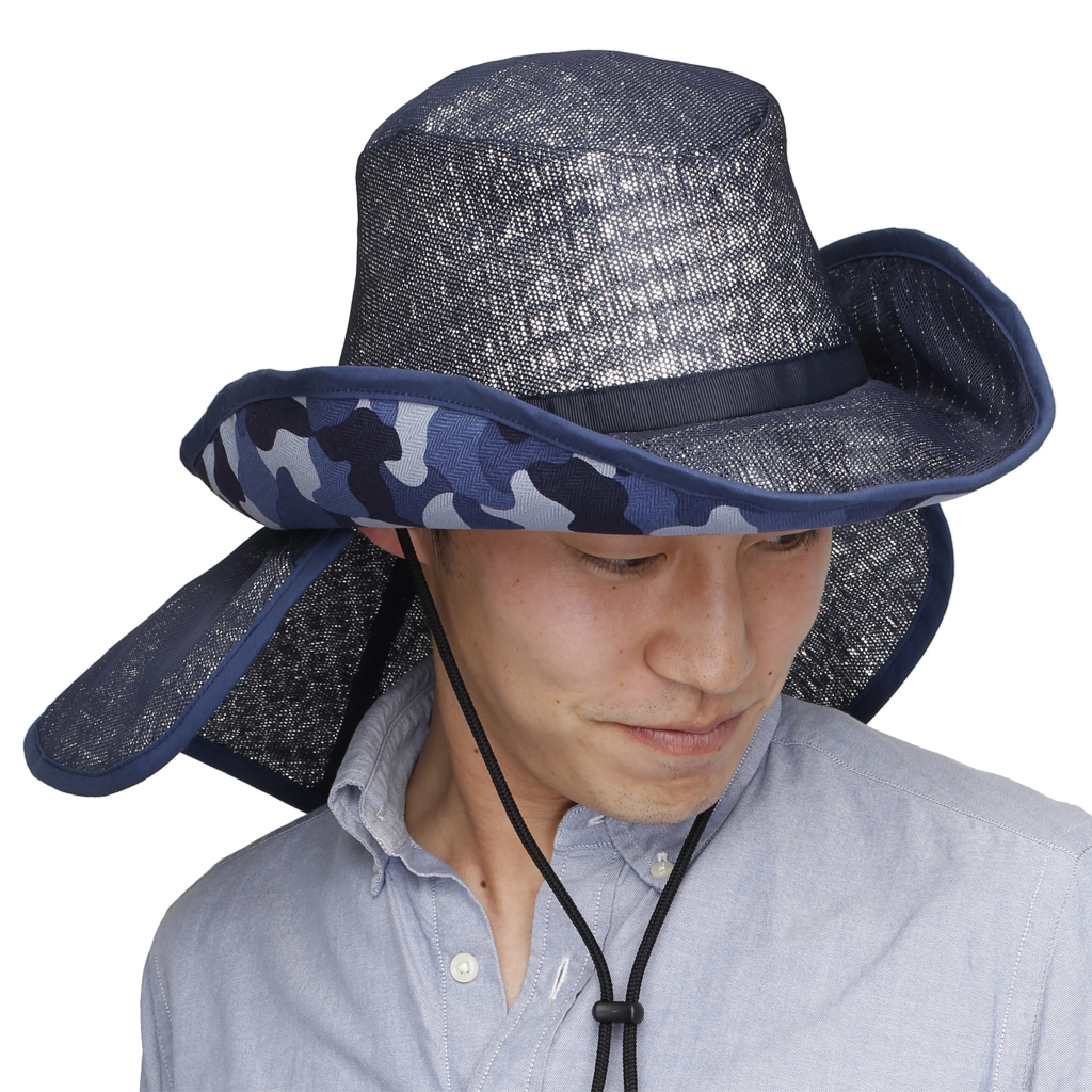 涼かちゃんシリーズ「迷彩テンガロンハット」