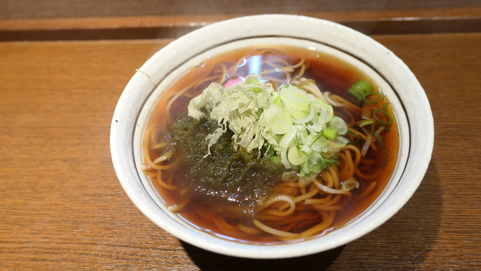 稚内駅併設の施設内にある「ふじ田」そば