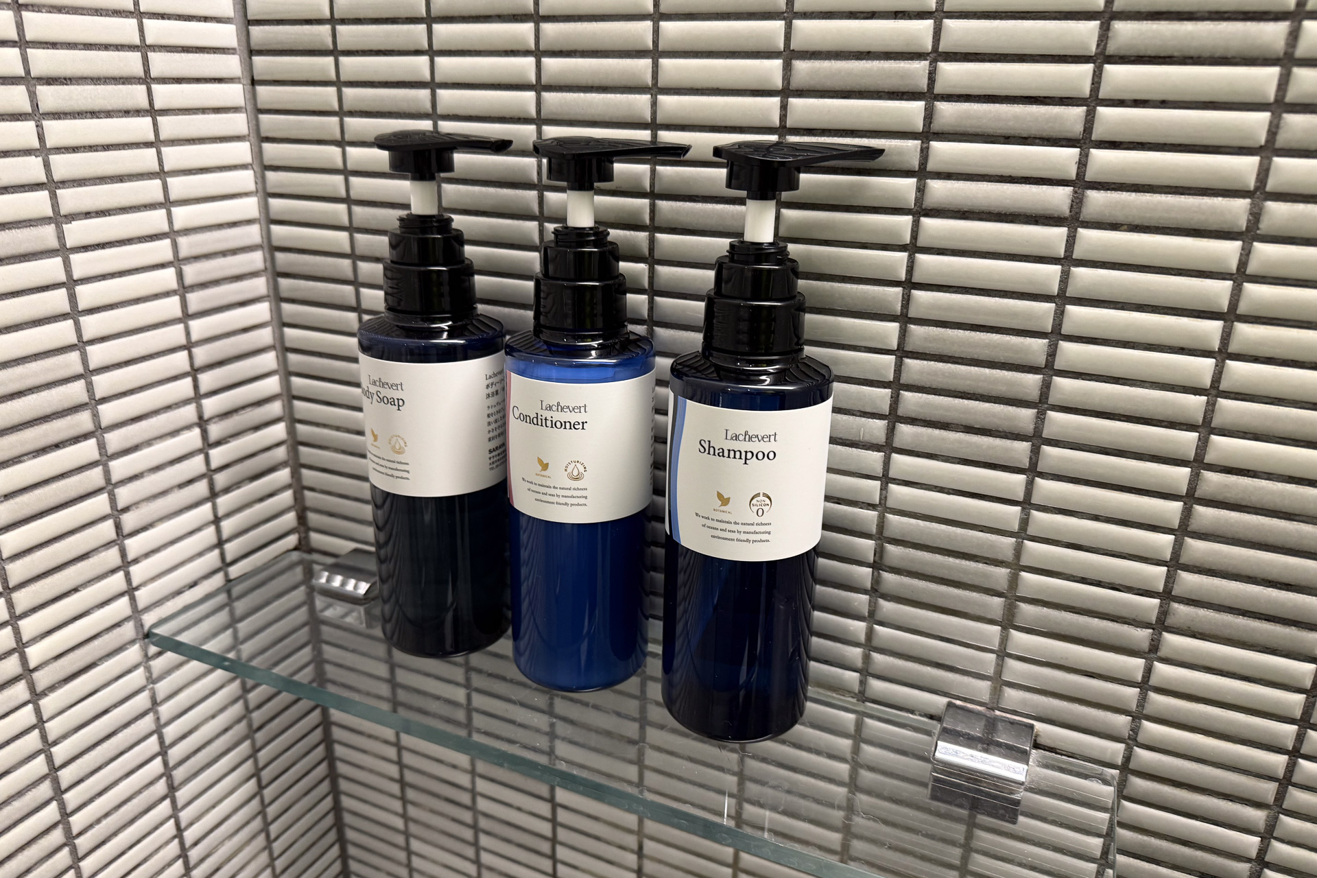 シャワールームは3室