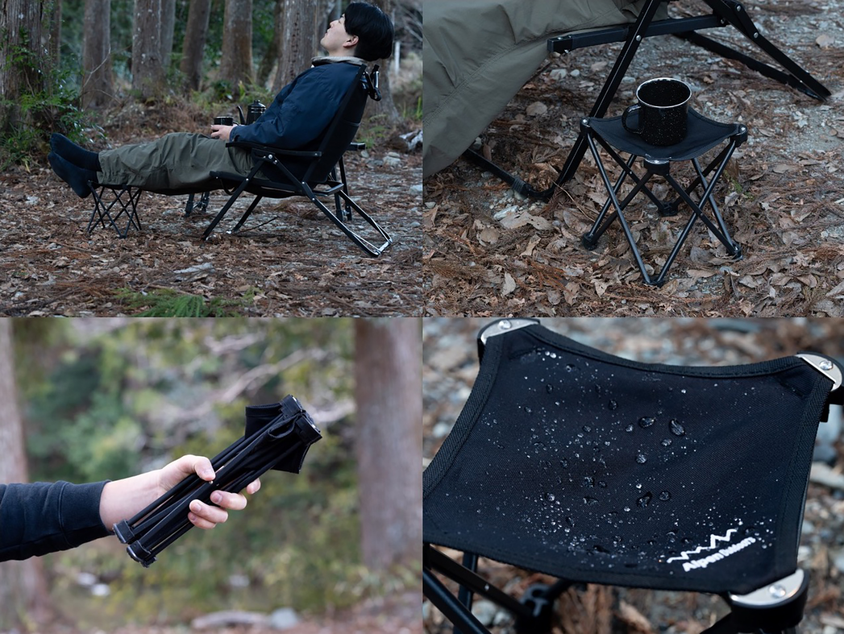 折りたたむとバッグのボトル収納スペースに入るサイズに