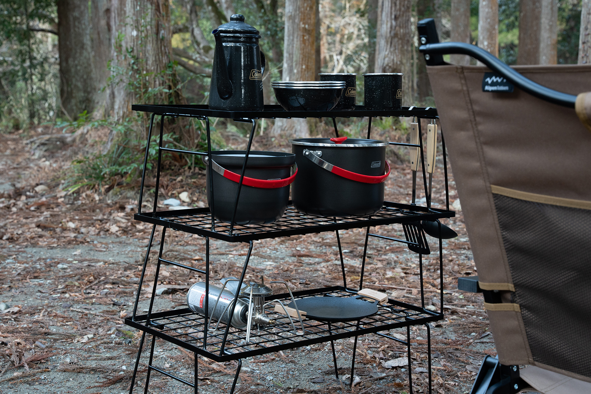 3段まで重ねられる