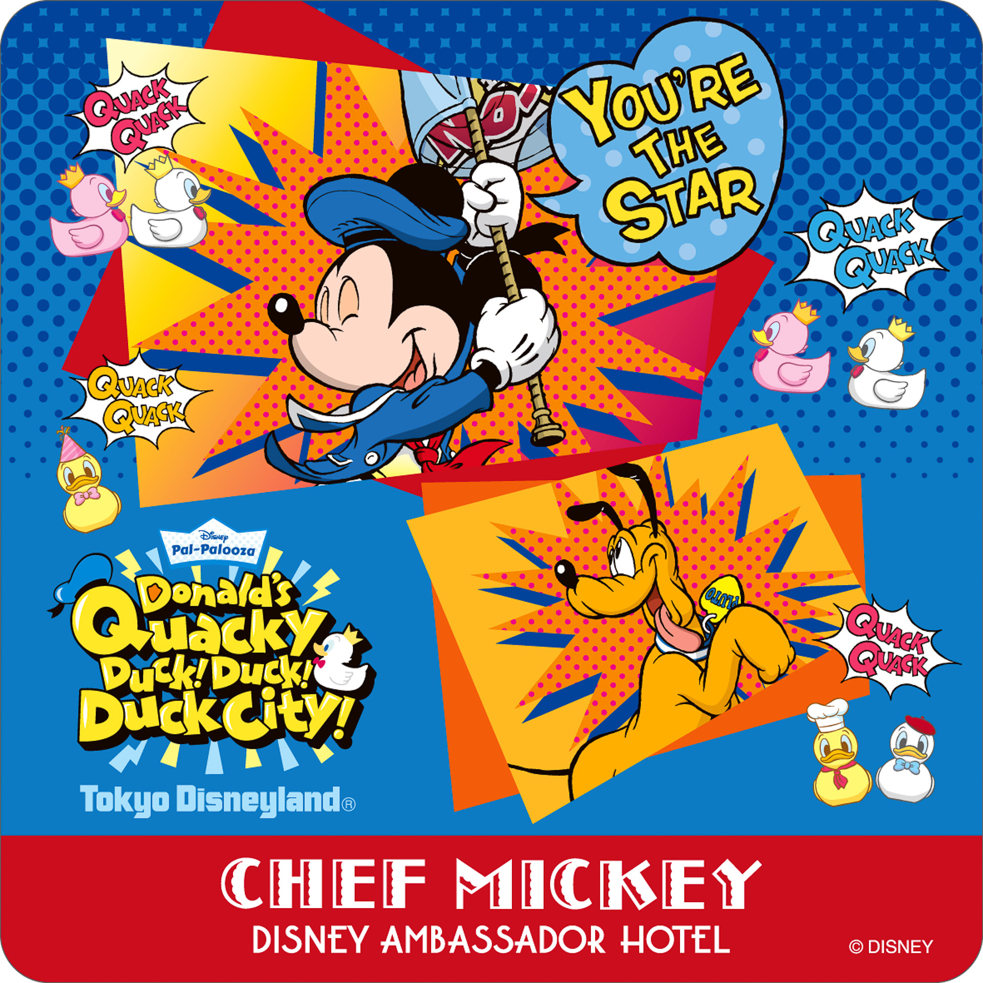 シェフ・ミッキーのオリジナルコースター