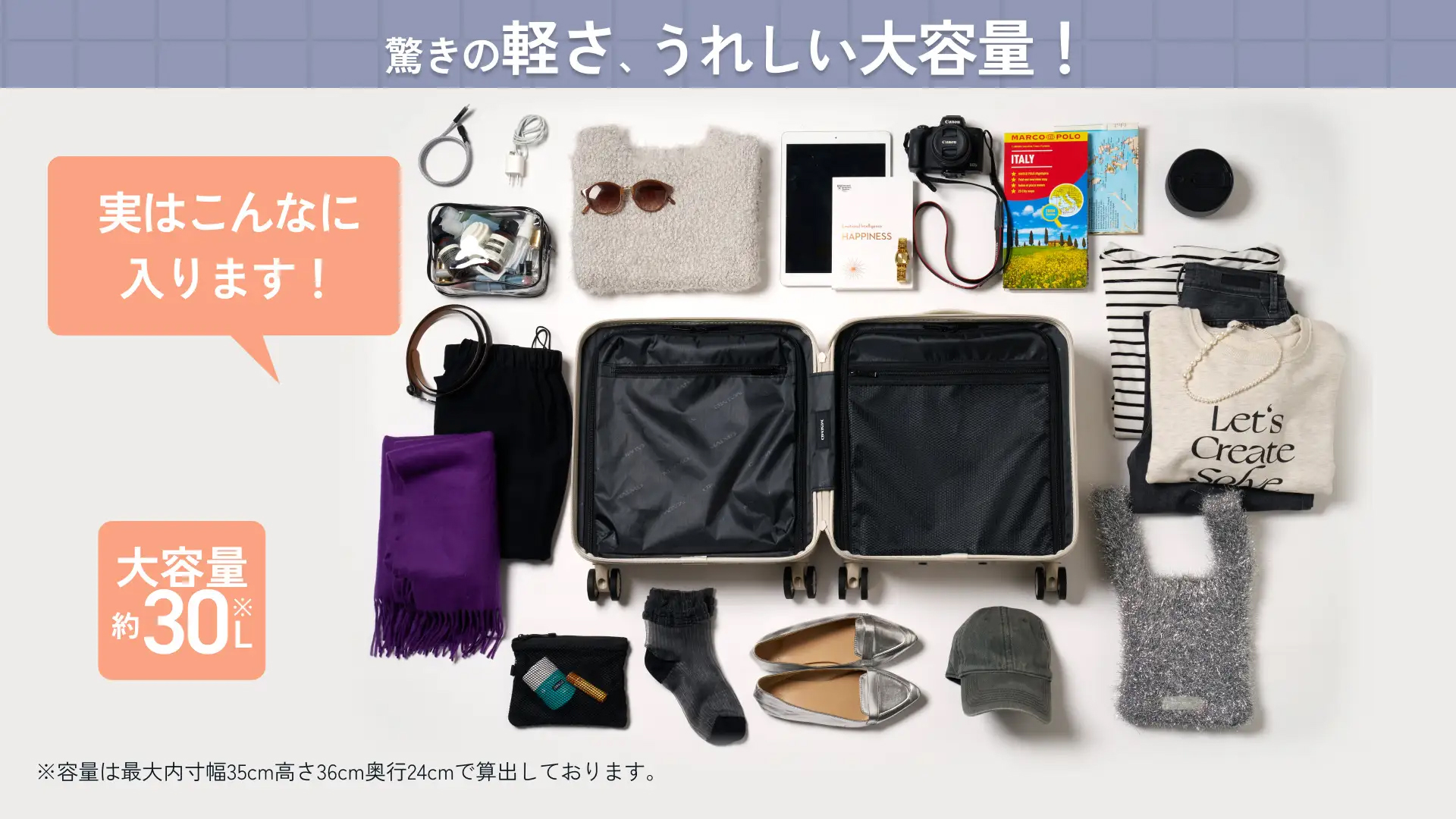 容量は約30L