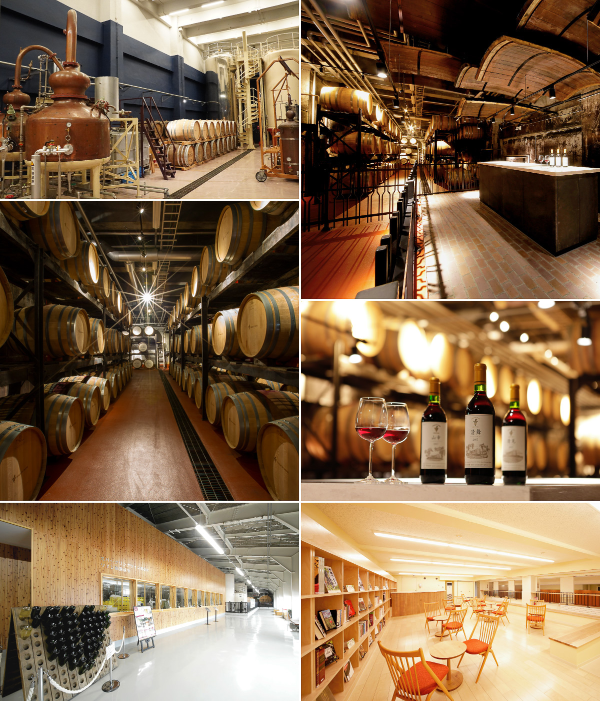 いけだワイン城の見学