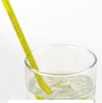 東海道新幹線再生アルミストロー（ドクターイエロー）