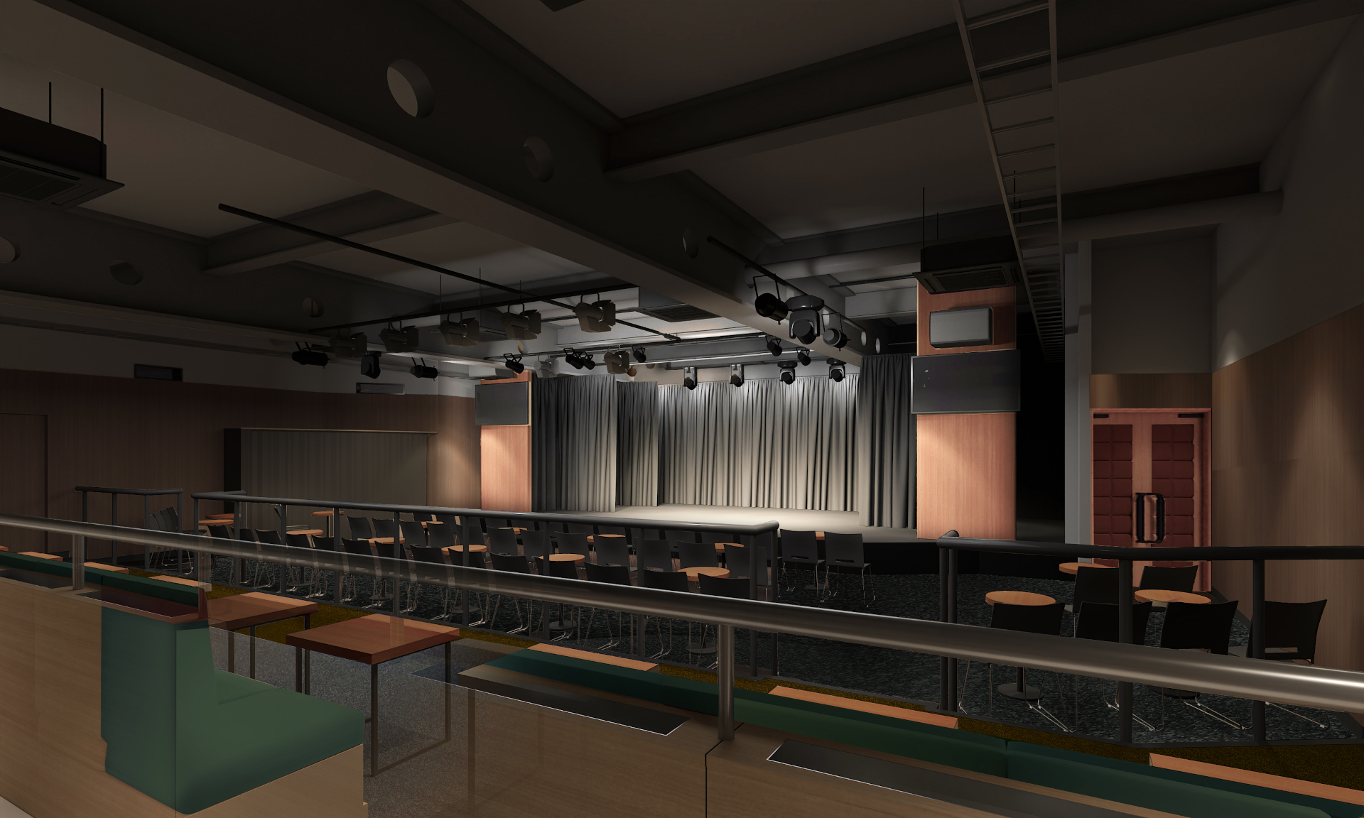 レストランシアターにもなる「よしもと道頓堀シアター」（6階）