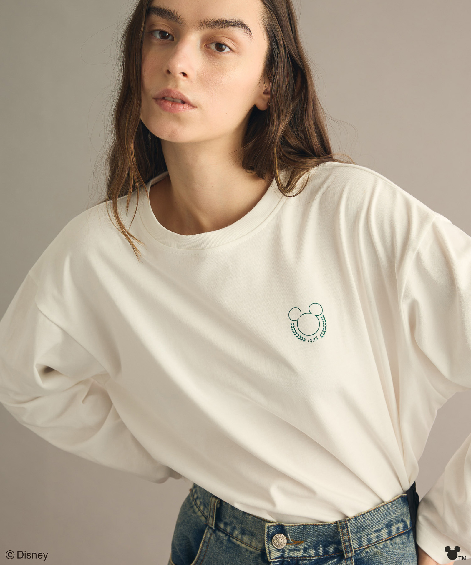 「ワンポイントプリントTシャツ」（4990円）