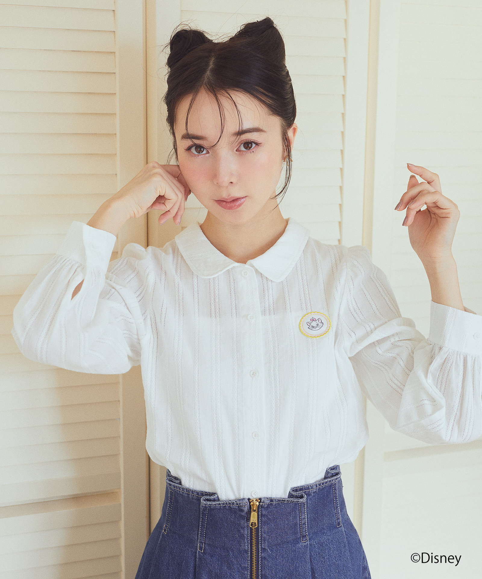 「Marieワッペンブラウス」（4999円）