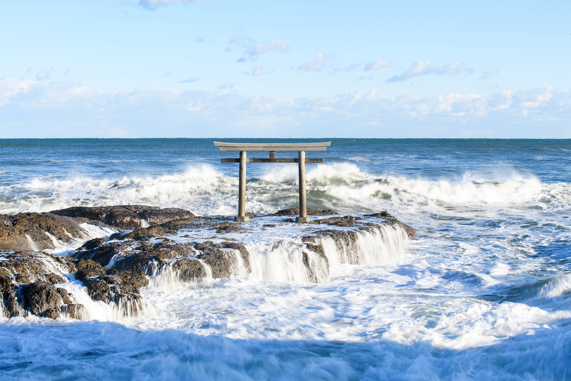 大洗磯前神社 神磯の鳥居