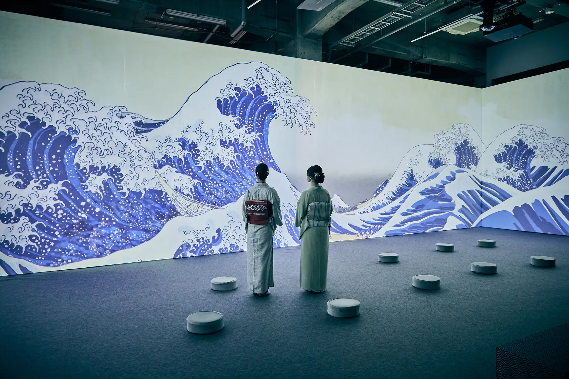 「動き出す浮世絵展 TOKYO」は着物で来場すると当日料金が100円引きに