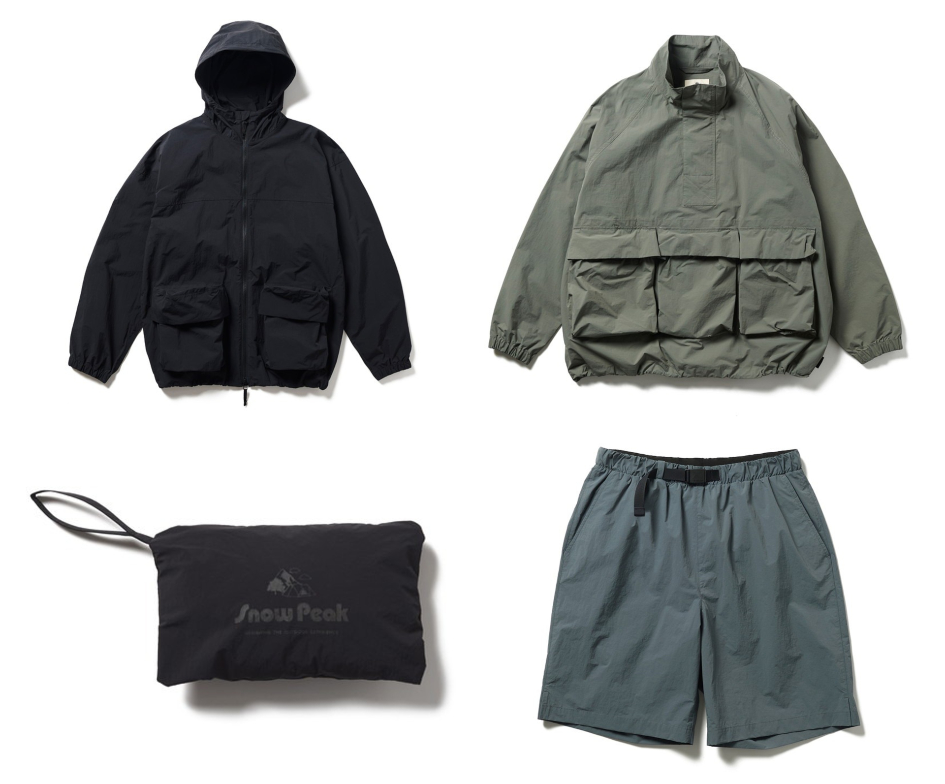 スノーピークの新アパレルシリーズ「Nylon Tussah」