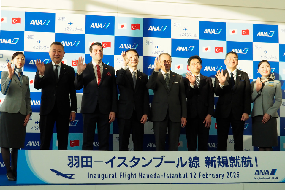 ANA、羽田～トルコ・イスタンブール初便を就航。週3の直行便で中東や