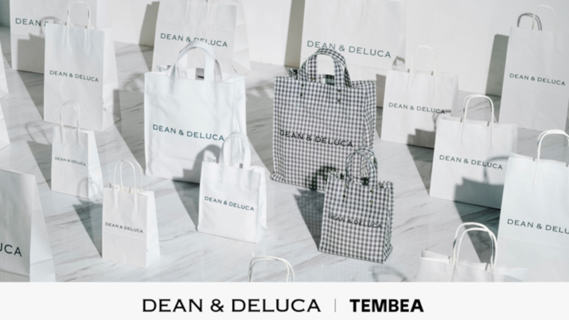DEAN＆DELUCAが紙袋風トートバッグの「TEMBEA」と初コラボ