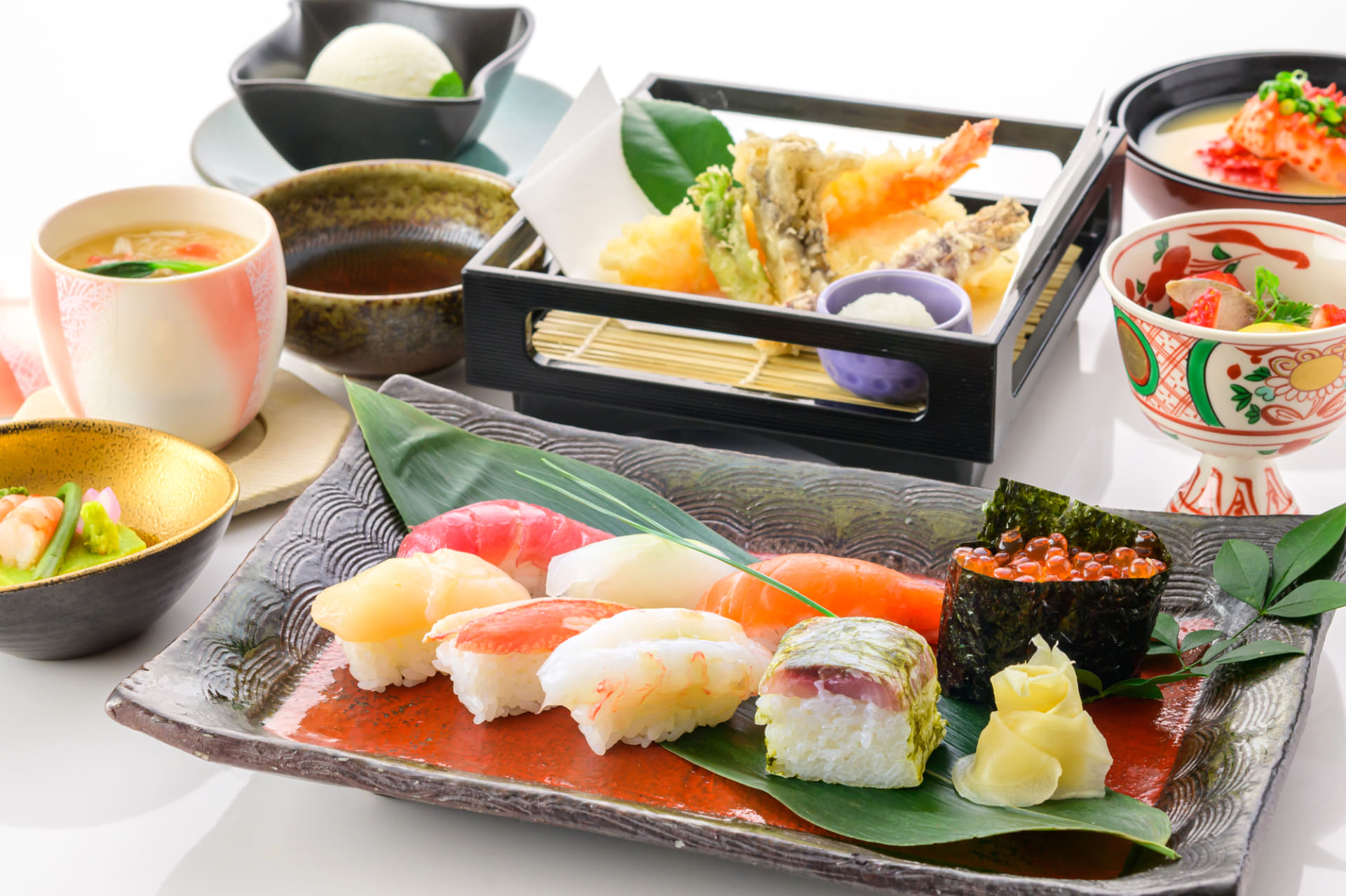 夕食（おたる寿司会席）