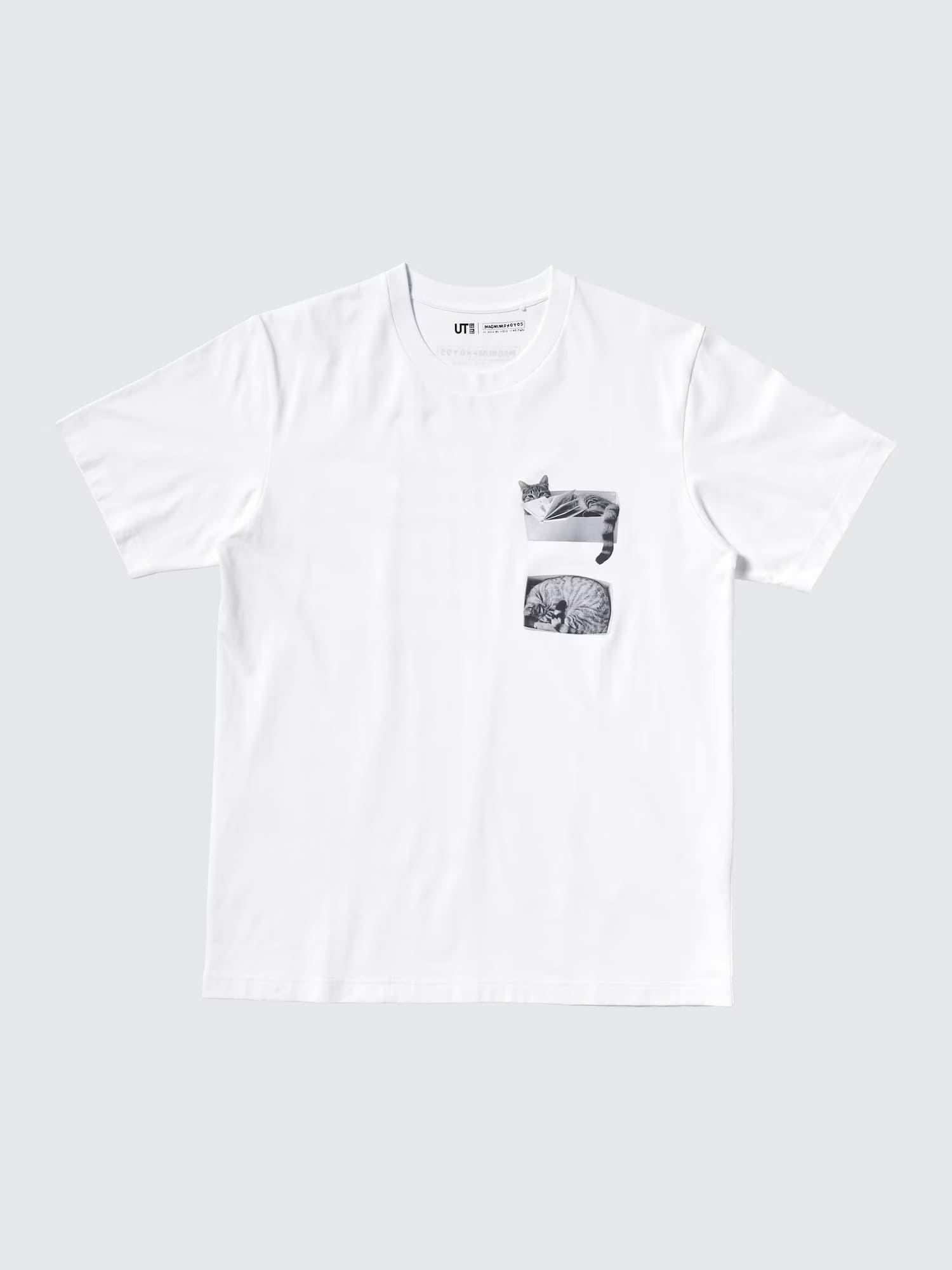 メンズからは全4種類の「マグナム・フォトUT」がすでに発売中。国際的な写真家集団マグナムの作品から選んだクールな雰囲気の猫写真に美しい言葉が綴られる　&copy; Coco Capitán 2025 &copy;Magnum Photos