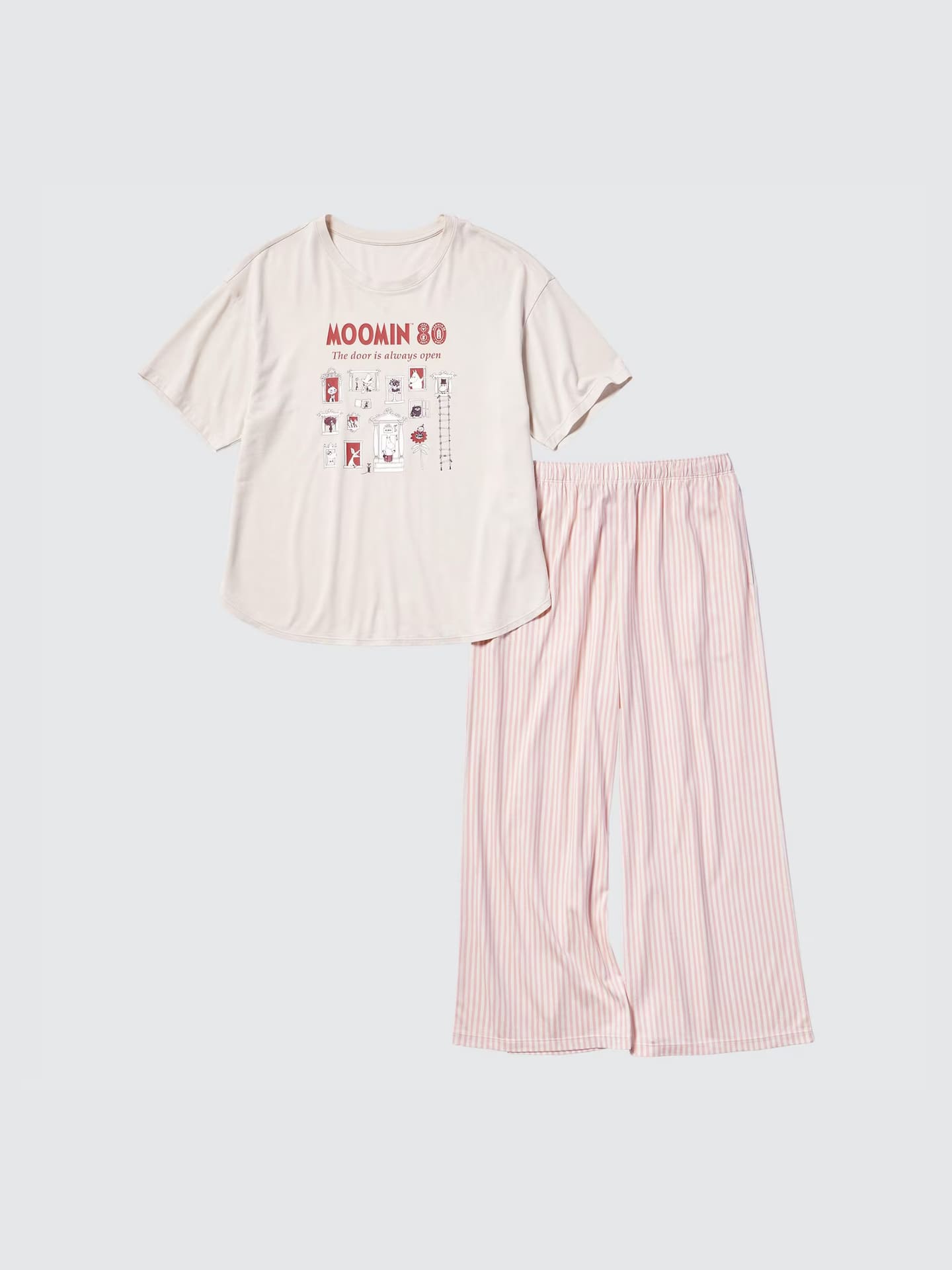 5月上旬発売「ムーミン ラウンジセット/半袖」4種、XS～3XL