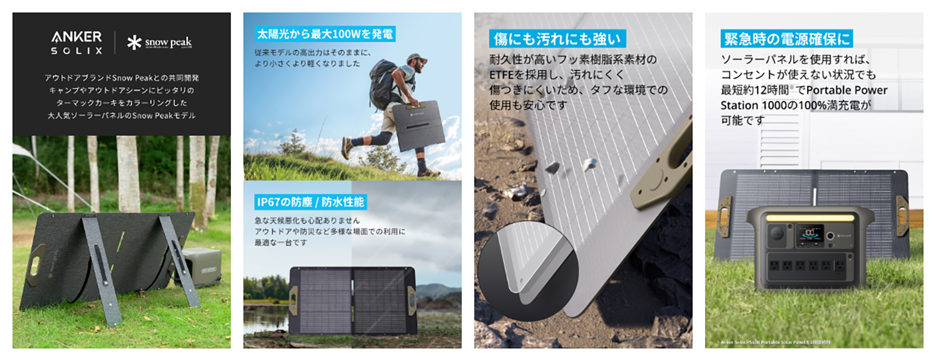 Portable Solar Panel 100