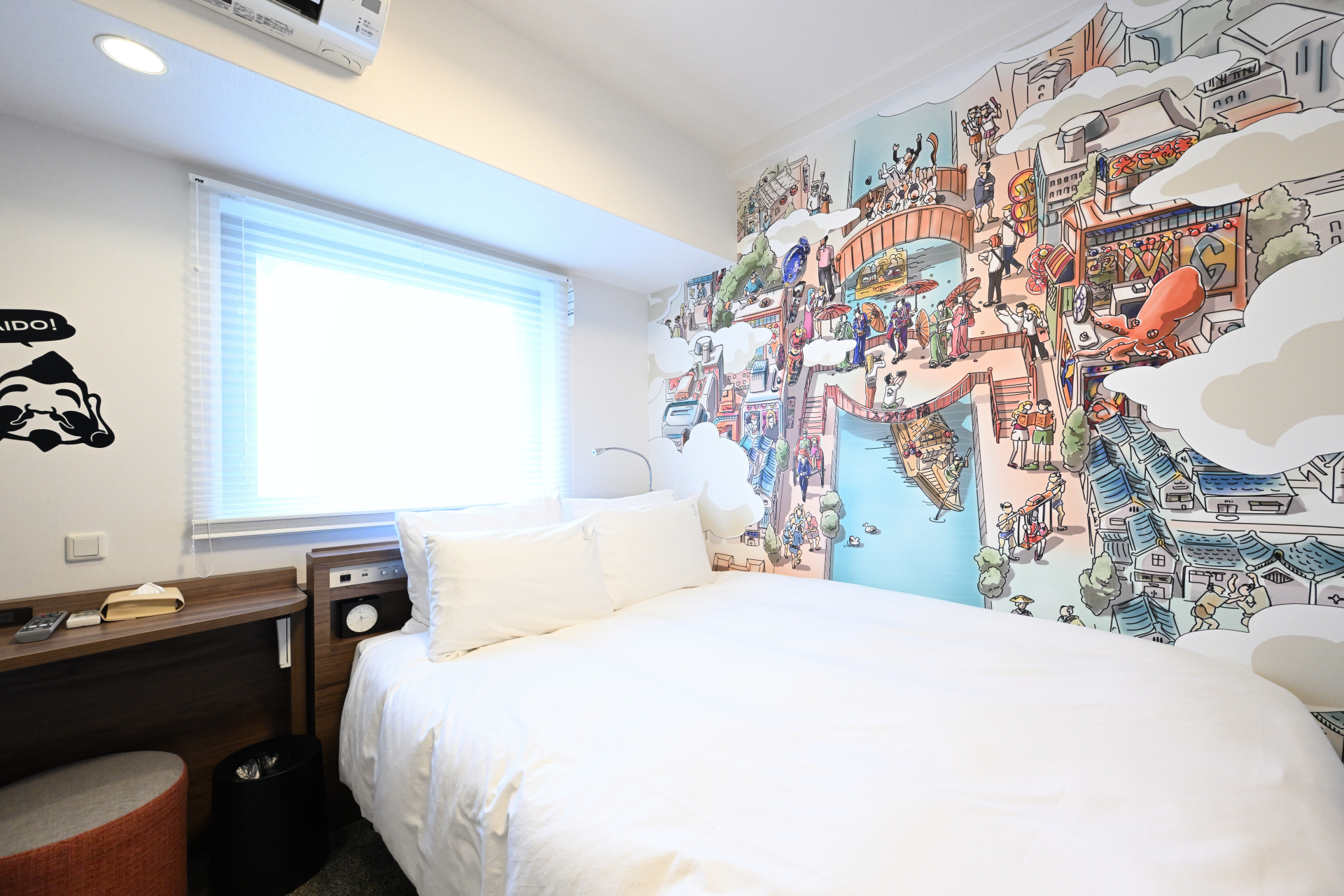 道頓堀が描かれた壁面