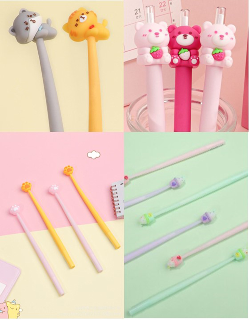 韓国っぽいキャラクター付きやぷにぷにしたペン