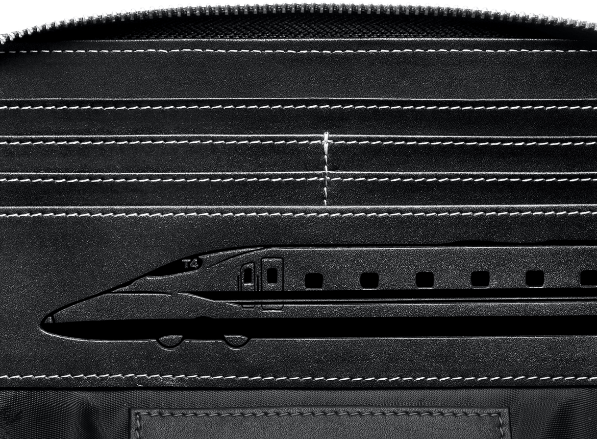 新幹線の切符がぴったり収納できる専用ポケット