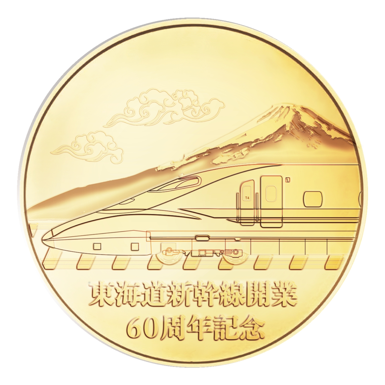 メモリアルメダル表面