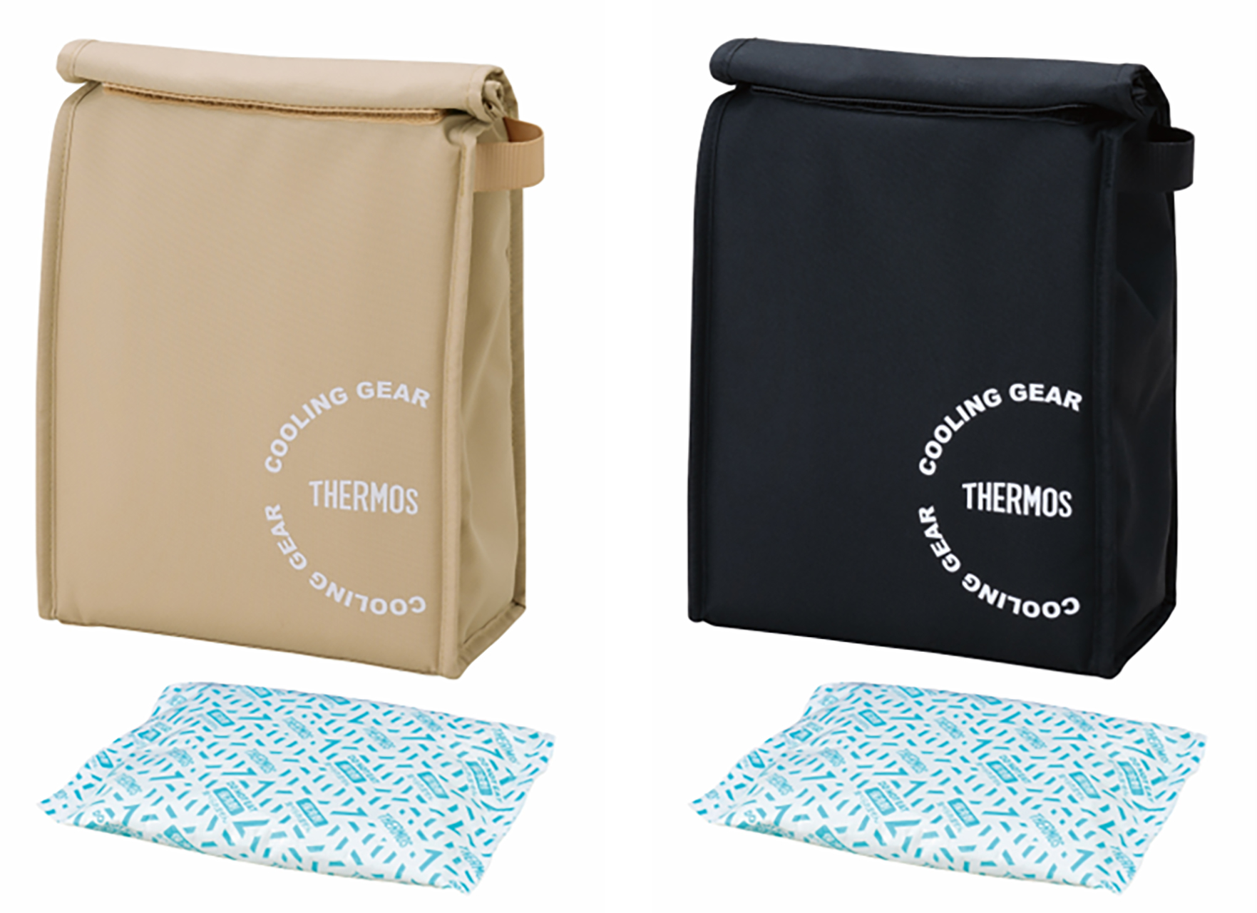 ベージュ（左）、ブラック（右）