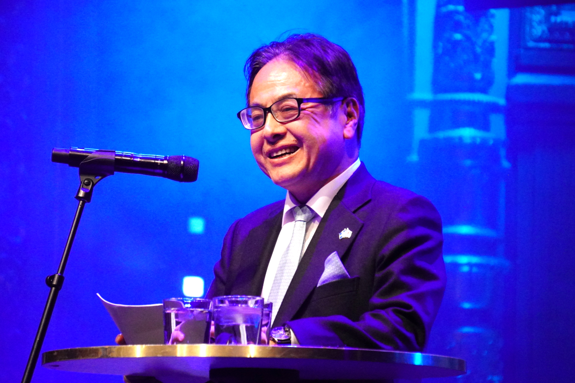 駐スウェーデン特命全権大使 水越英明氏