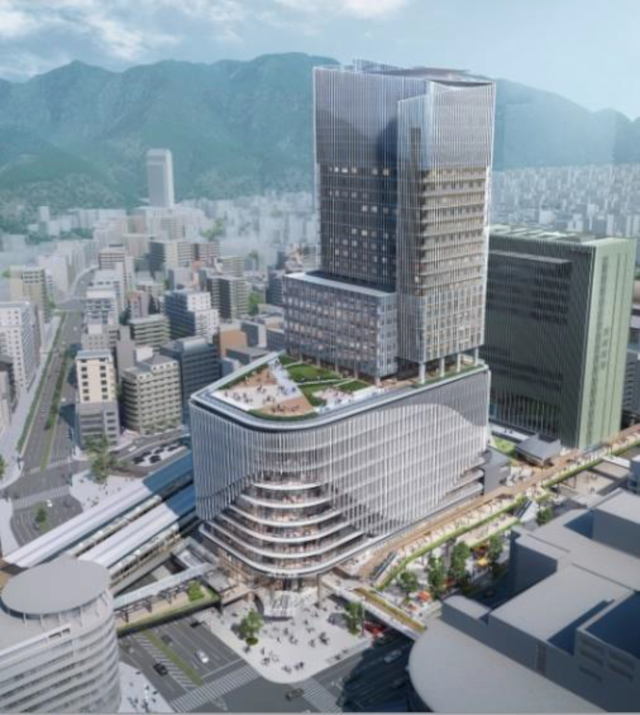 2029年度開業予定「（仮称）JR三ノ宮新駅ビル」