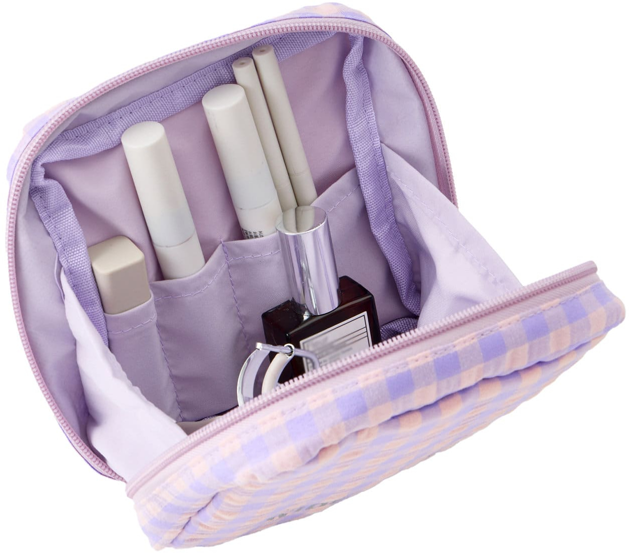 大きく開くポーチ（550円）