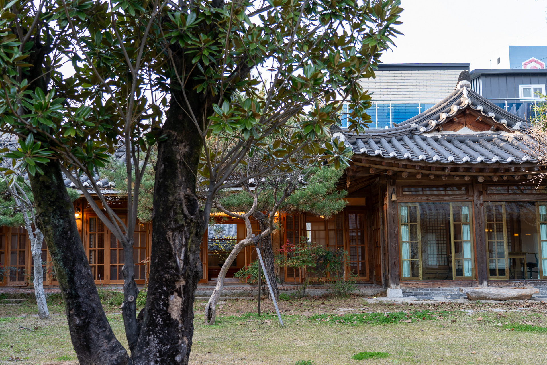 ダイニングで素敵なお茶の時間を。オーナーさんは普段ソウル在住とのことでした