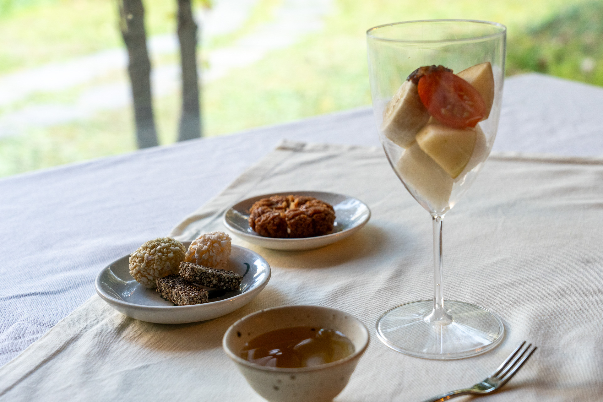 ダイニングで素敵なお茶の時間を。オーナーさんは普段ソウル在住とのことでした