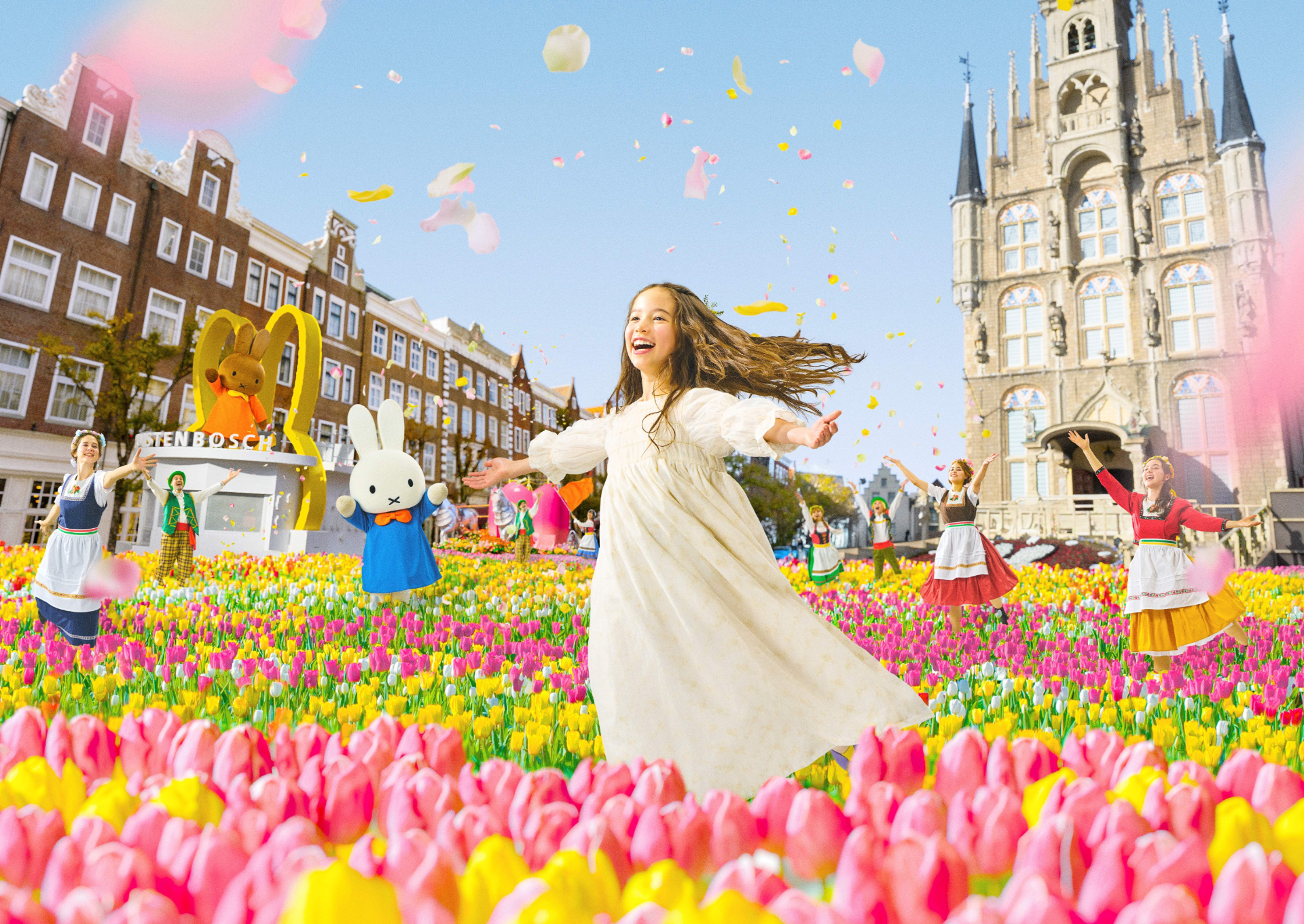 昼は「ミッフィー・フラワー・パレード」、夜は「Shower of Lights シャワー・オブ・ライツ」を初開催