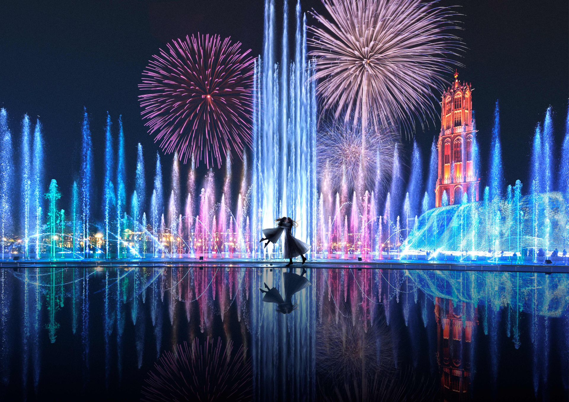 昼は「ミッフィー・フラワー・パレード」、夜は「Shower of Lights シャワー・オブ・ライツ」を初開催