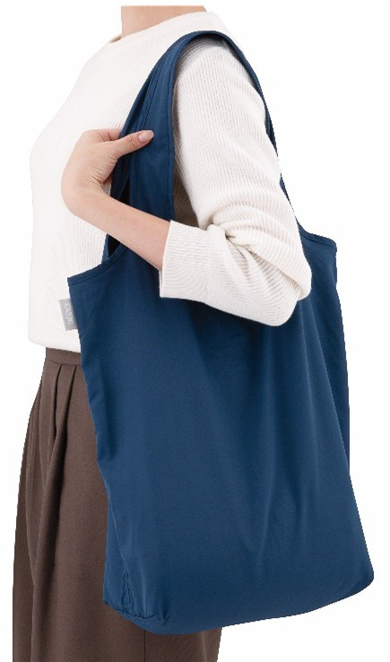 「たたまず丸めるエコバッグ」